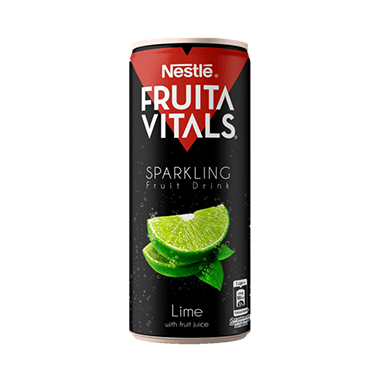 Nestle Fruita Vitals Sparkling Fruit Drink - Lime - 250ml