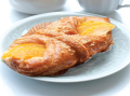 Peach Crème Brulee Danish Pastry